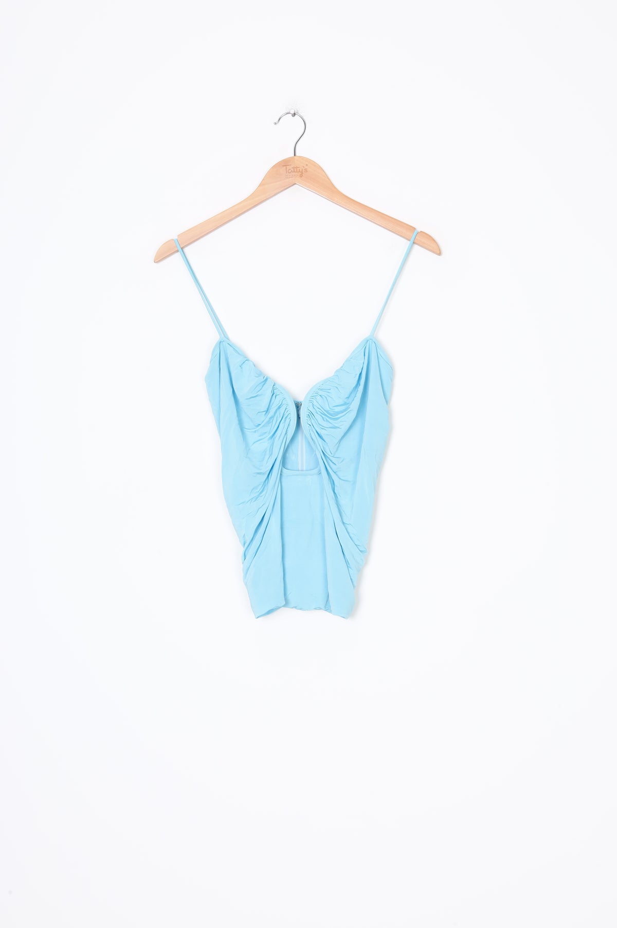 Paris Georgia Womens Blue Top Size S
