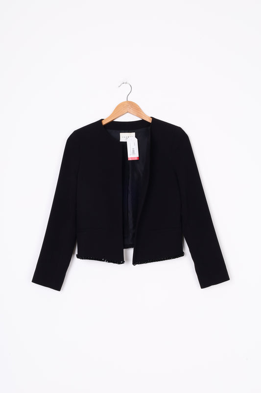 Sandro Paris Womens Black Blazer Size 36