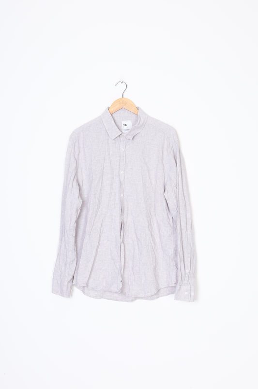 Yd Mens Grey Shirt Size XXL