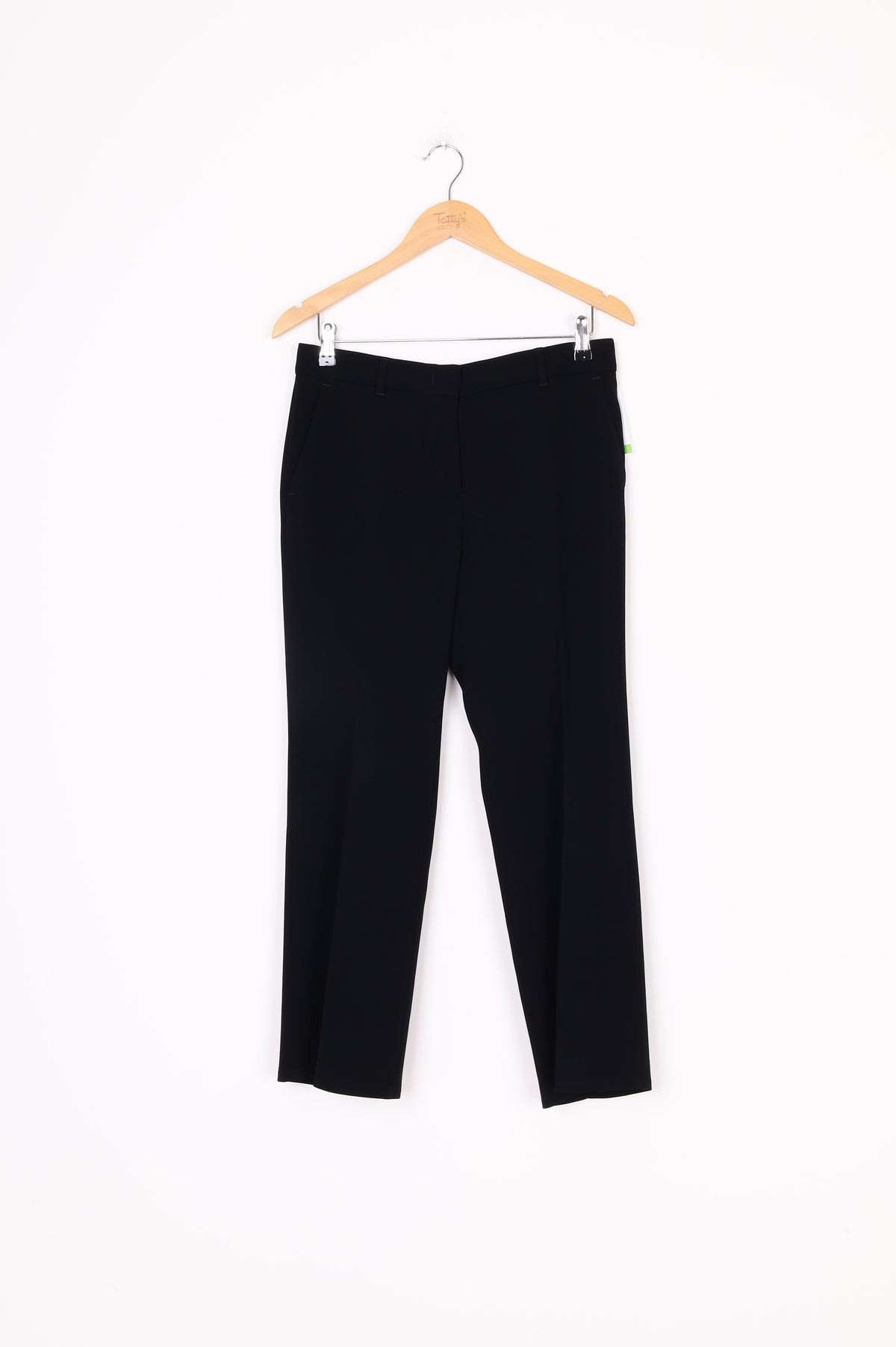 Max Mara Studio Womens Black Pants Size 42