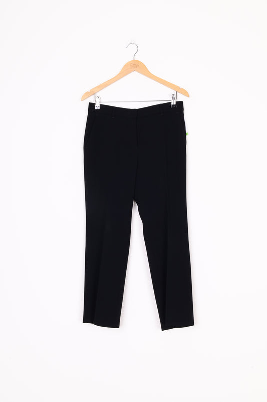 Max Mara Studio Womens Black Pants Size 42