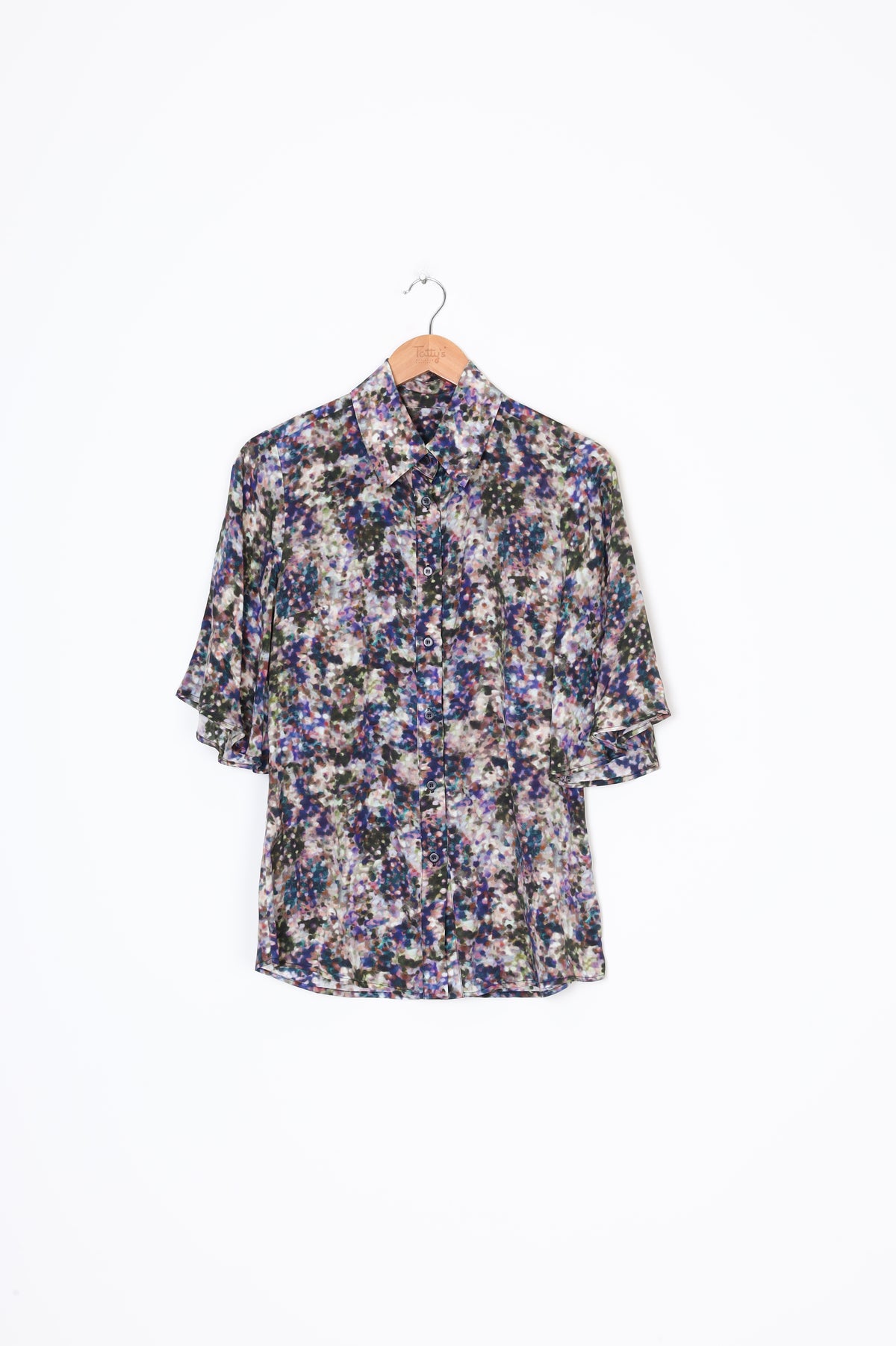 Juliette Hogan Womens Green Shirt Size 8
