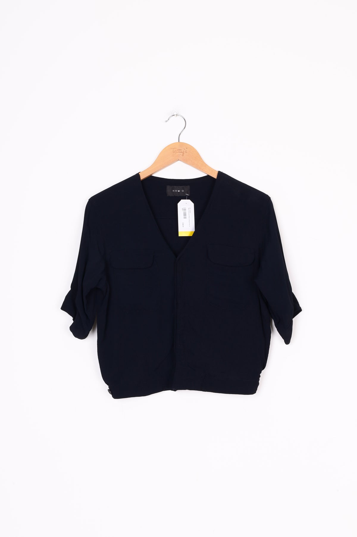 Nom*d Womens Black Blouse Size 12
