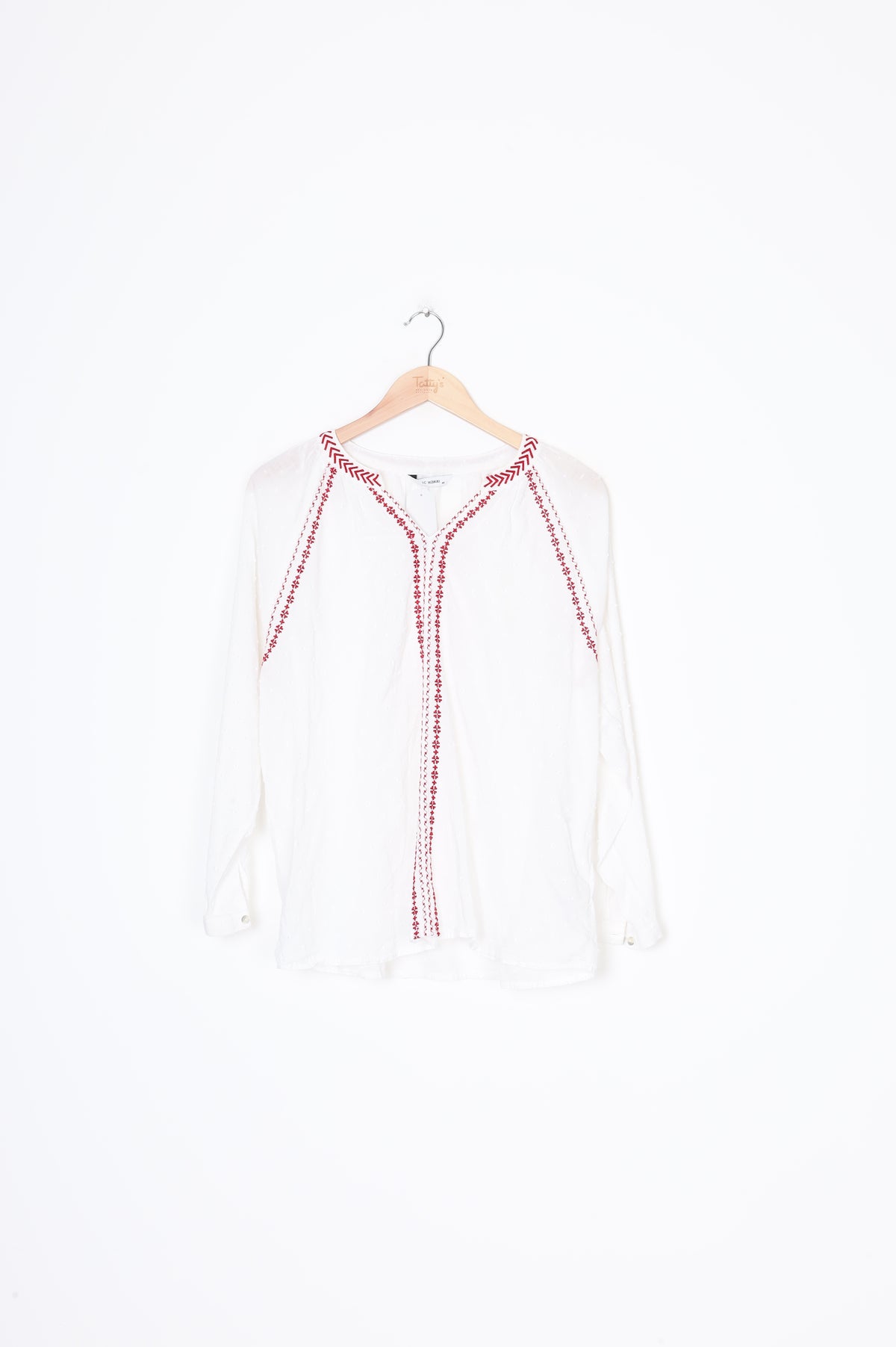 LC Waikiki Womens White Top Size 44