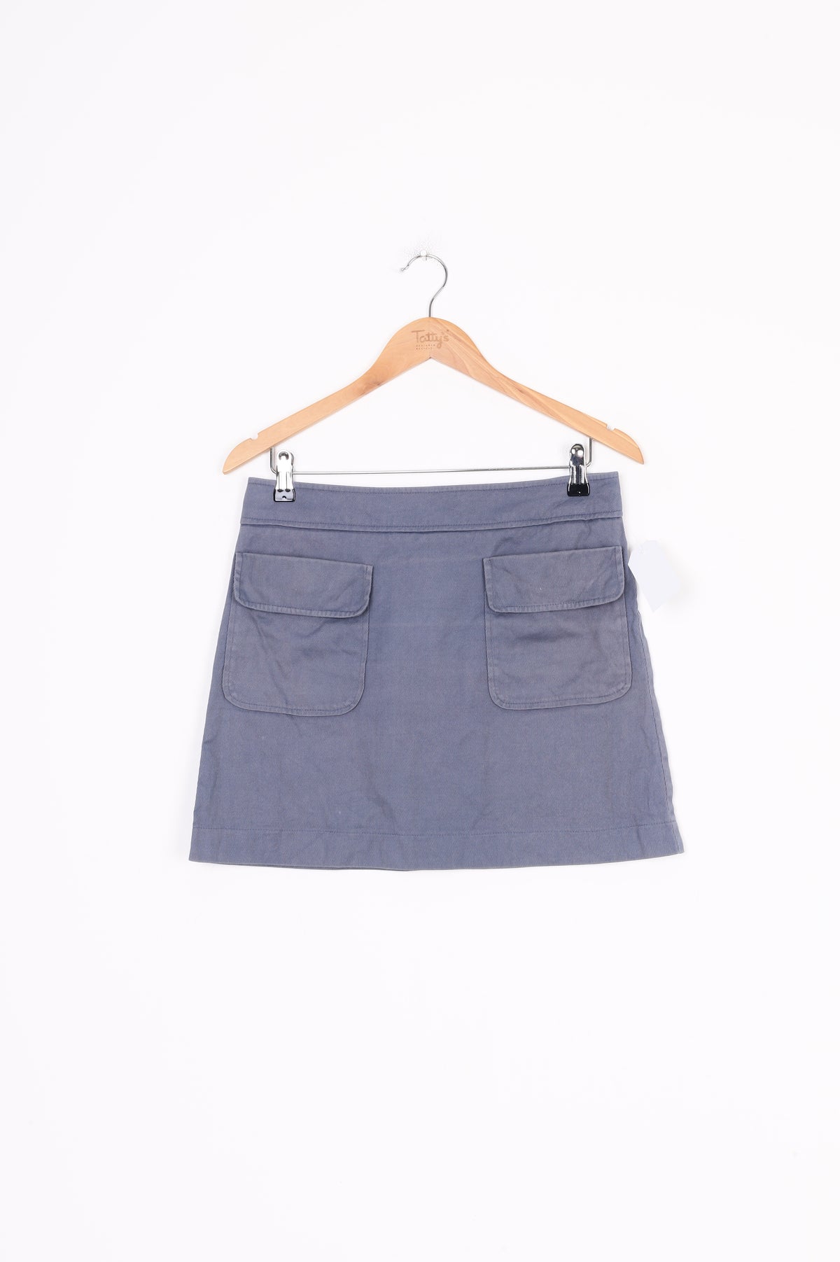 Karen Walker Womens Grey Mini Skirt Size L