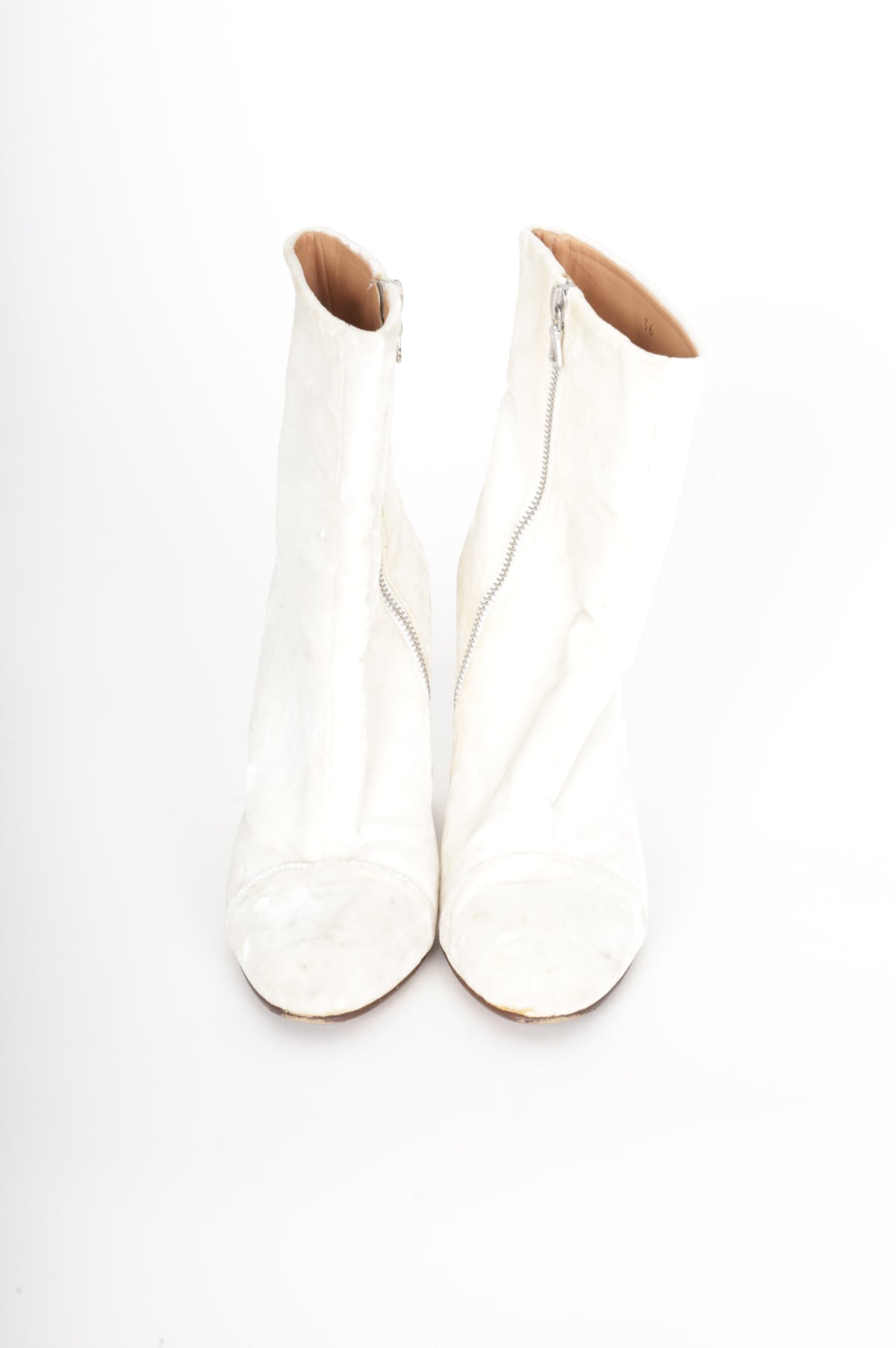 Dries Van Noten Womens White Boots  Size EU 36