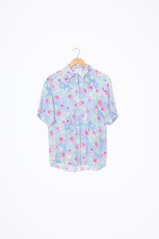 Summit- NZ Vintage Womens Blue Shirt Size 12