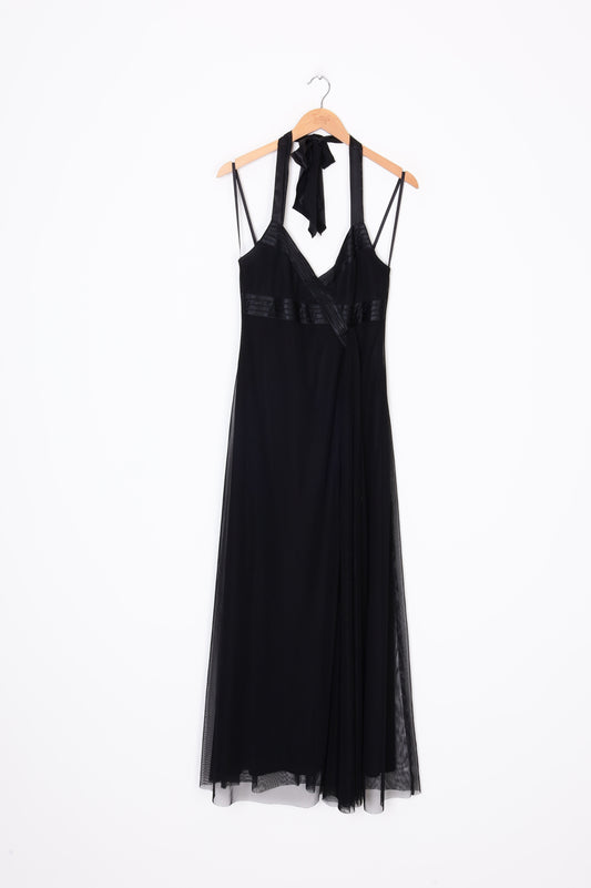 Mr K - Vintage Womens Black Dress Size 10
