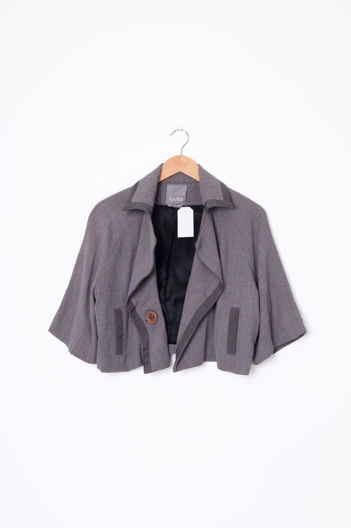 Taylor Womens Grey Jacket Size L
