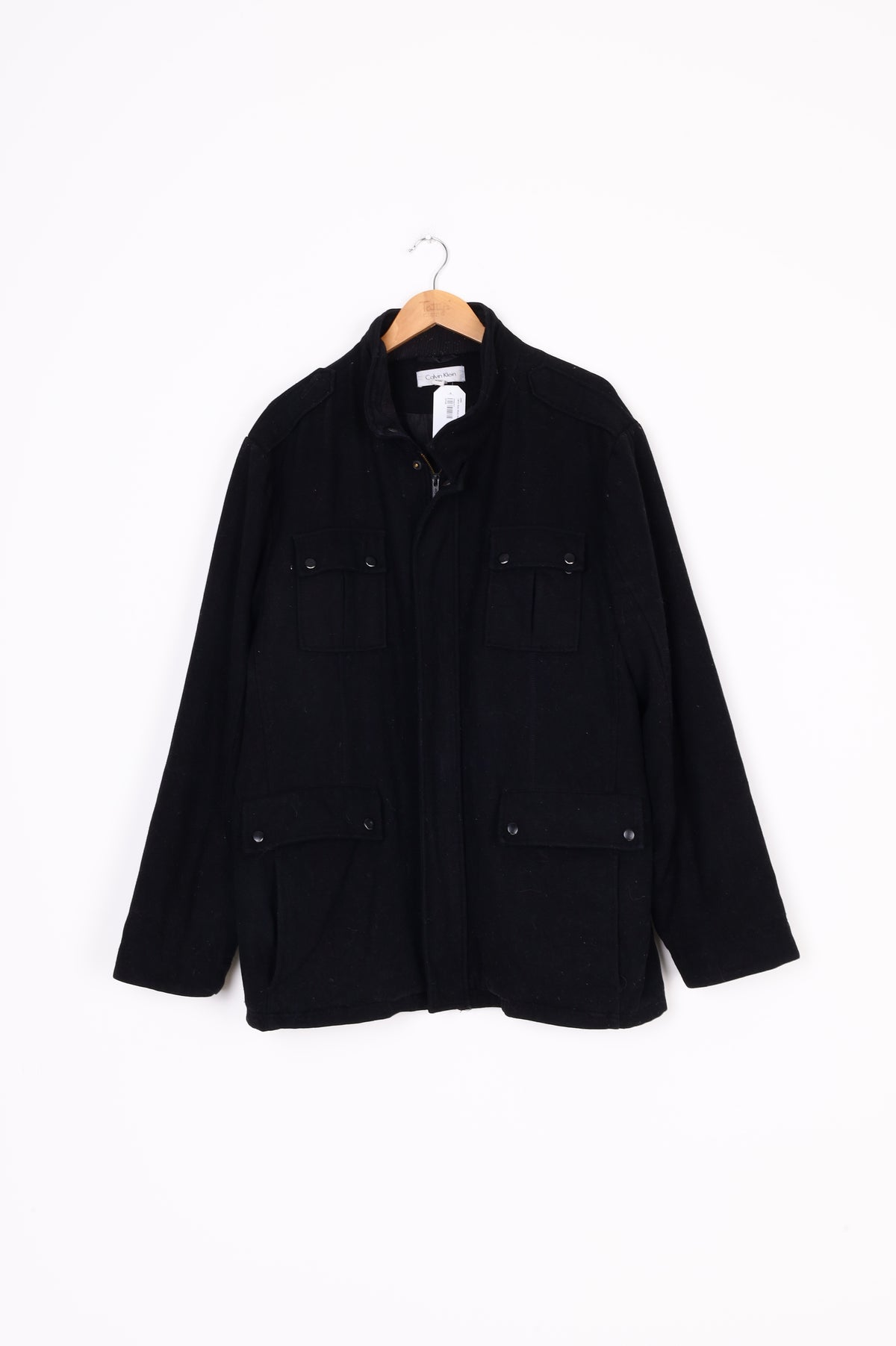 Calvin Klein Mens Black Jacket Size XXL