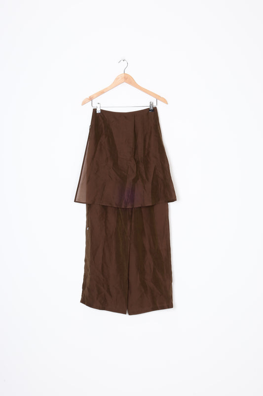 Sage Studio Womens Brown Pants Size S
