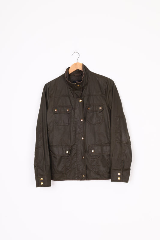 J Crew Womens Green Jacket Size M