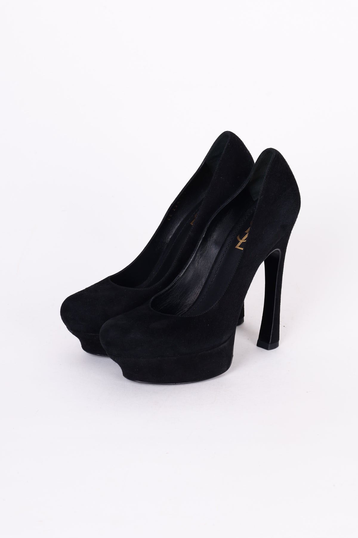 YSL Yves Saint Laurent Womens Black Heels Size EU 39
