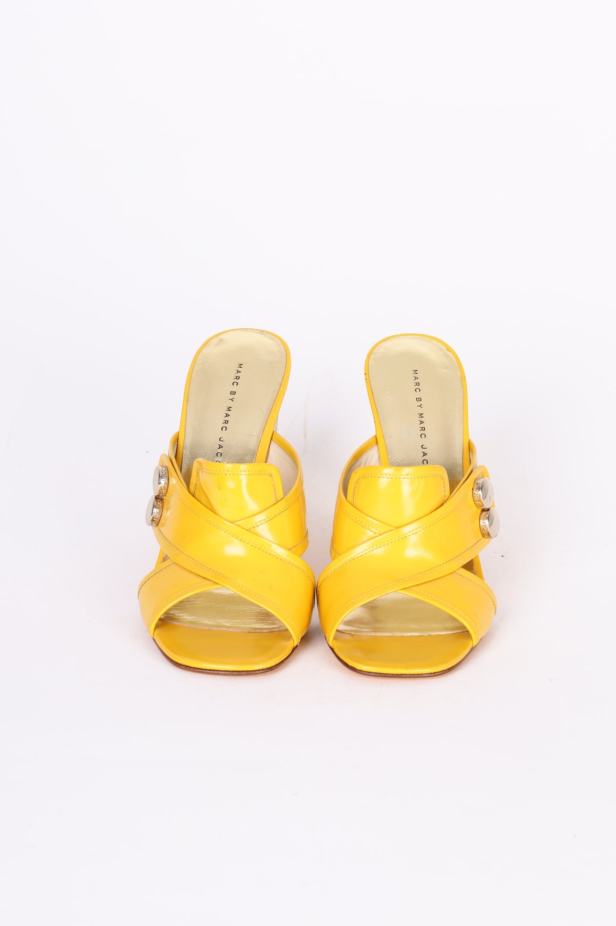 Marc by Marc Jacobs Womens Yellow Heels Size EU 39