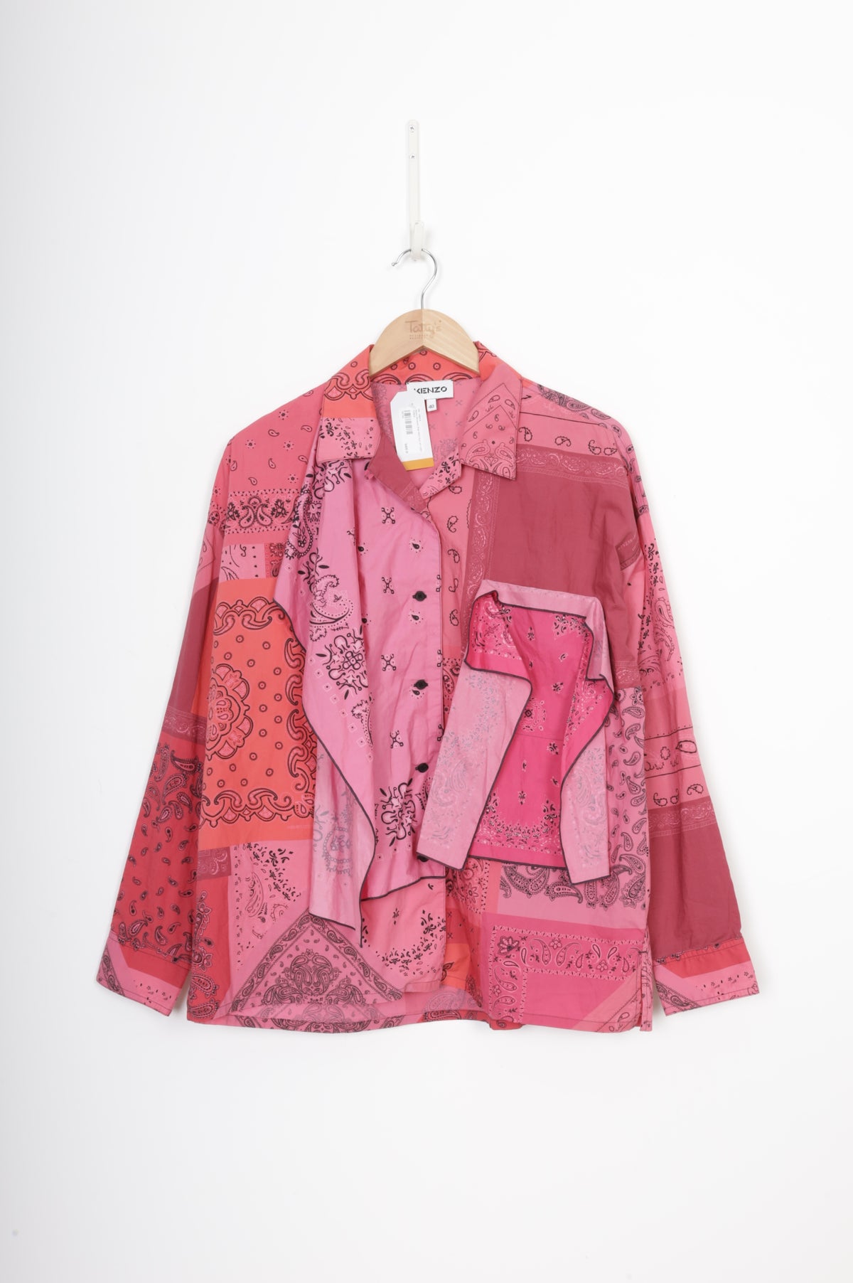 Kenzo Womens Pink Shirt Size 40