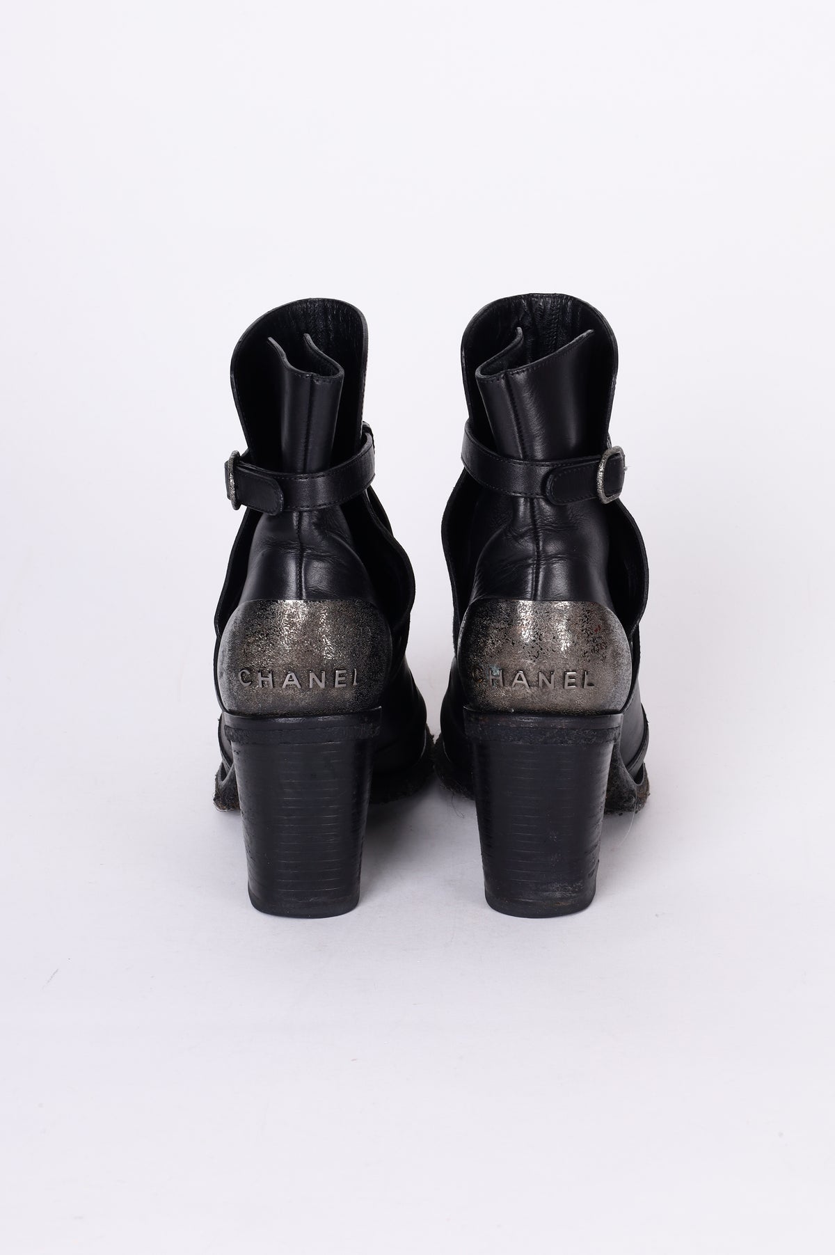 Chanel Womens Black Boots  Size N/S
