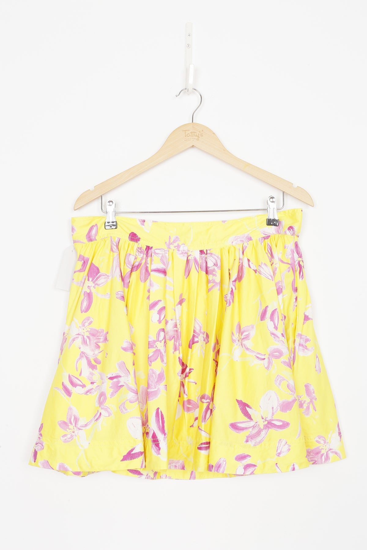 Aje Womens Yellow Mini Skirt Size 16
