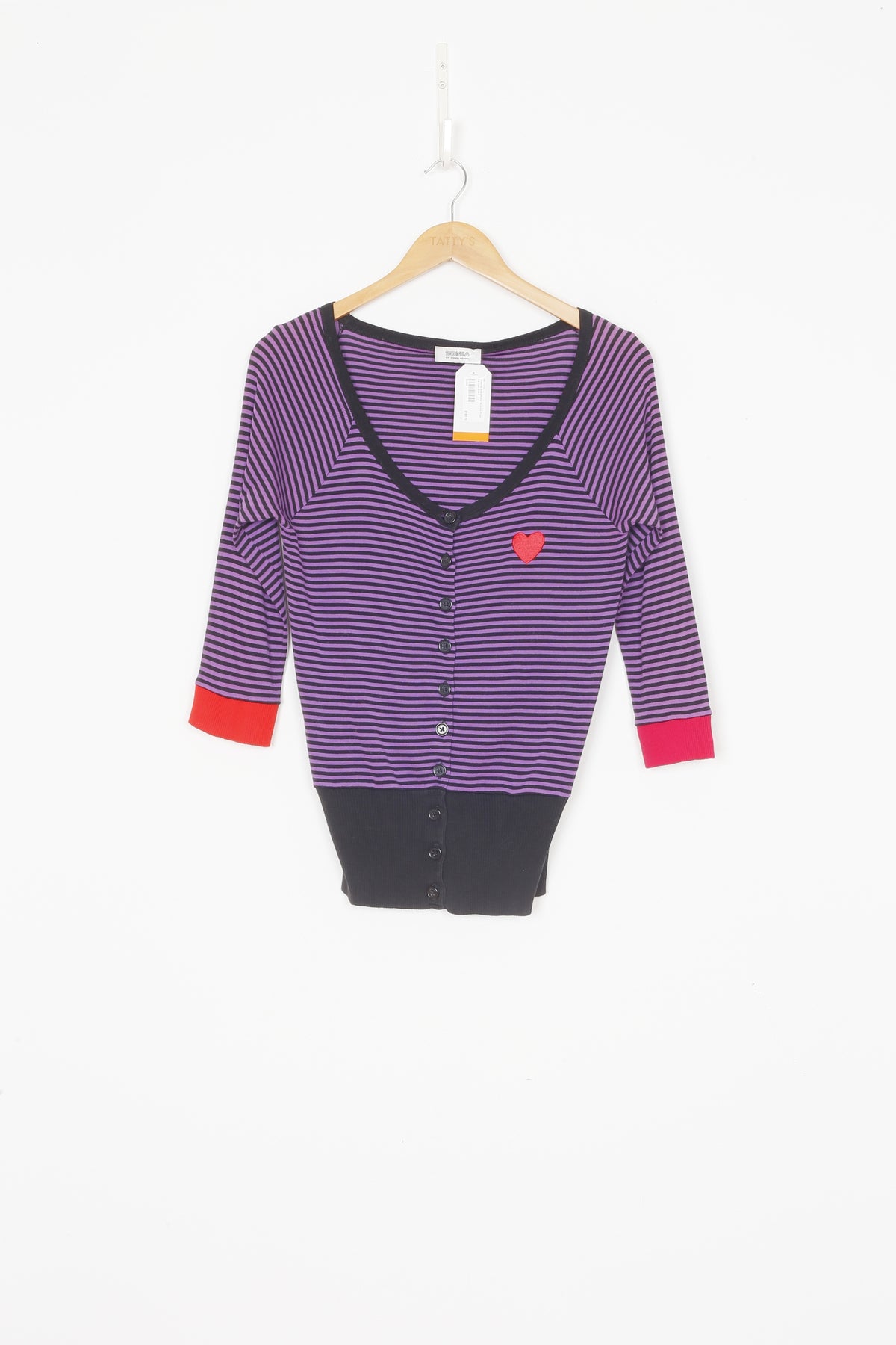 Sonia by Sonia Rykiel Womens Purple Cardigan Size S