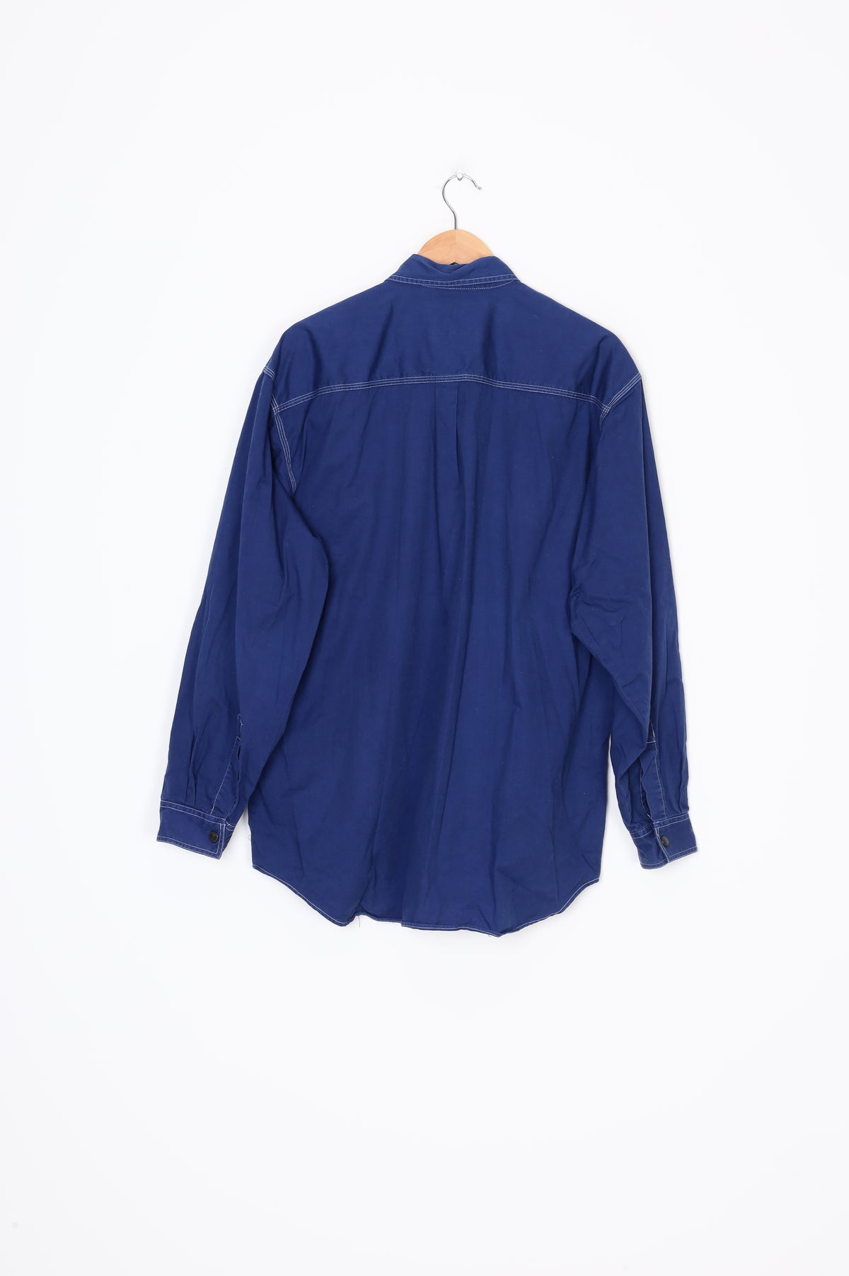 Esquire Fashion wear - Vintage Mens Blue Shirt Size L