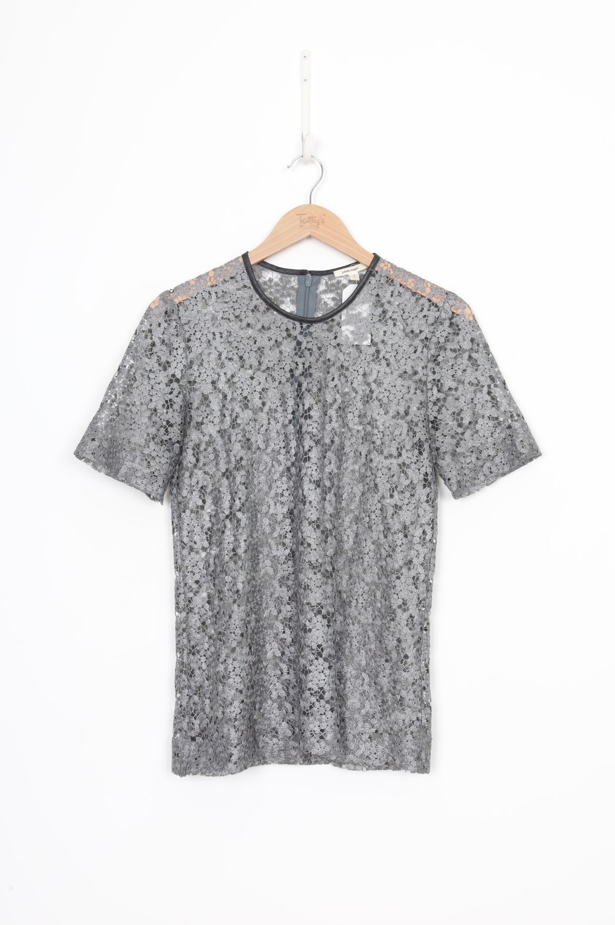 Juliette Hogan Womens Silver Top Size 8