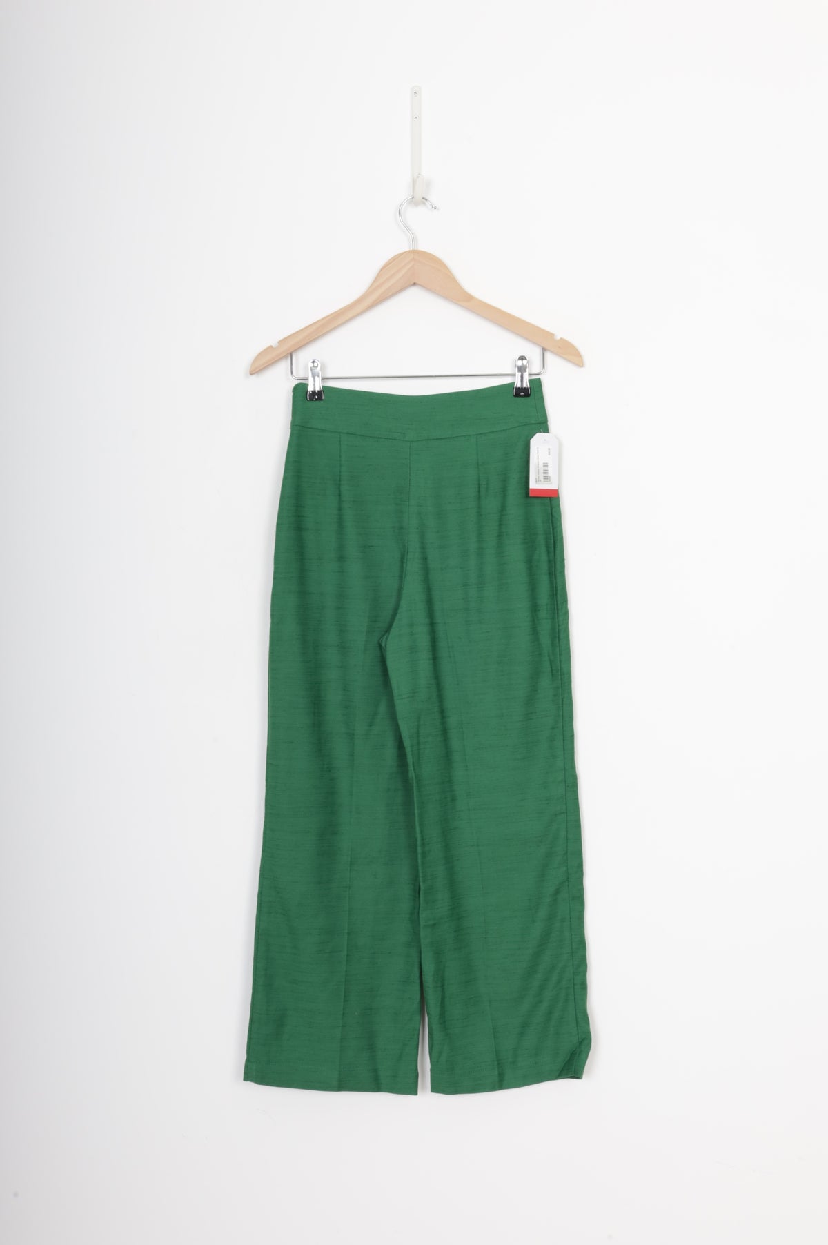 Sezane Editions Womens Green Pants Size 34