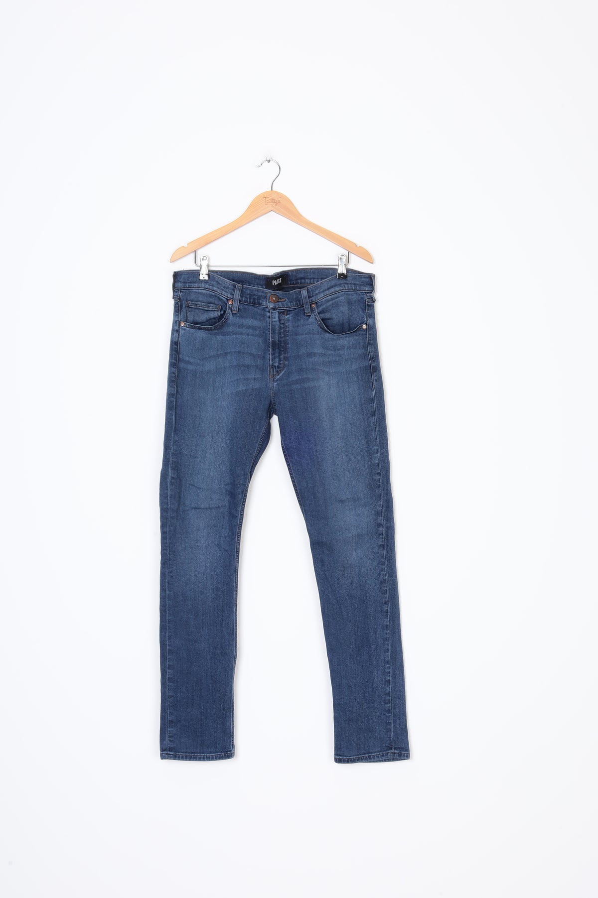 Paige Mens Blue Jeans Size 34