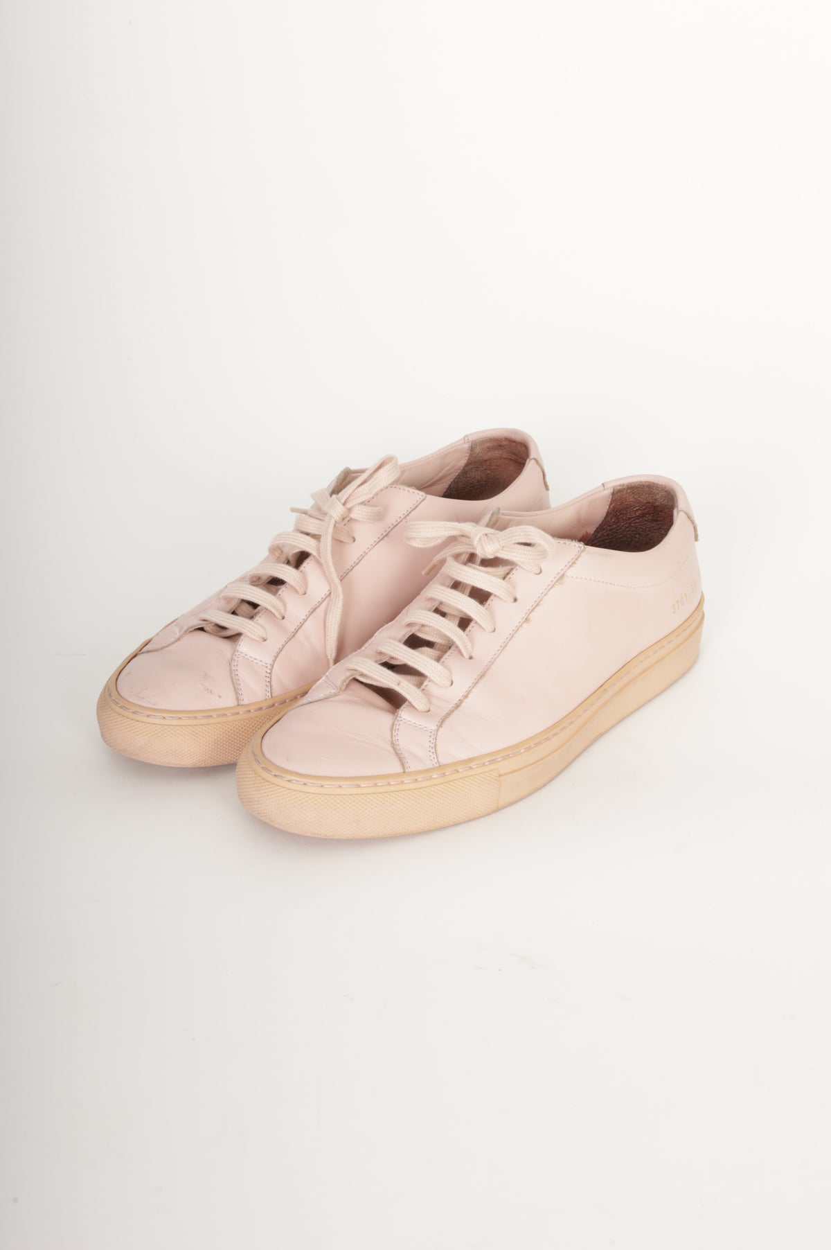 Woman by Common Projects Womens Pink Sneakers Size EU 39