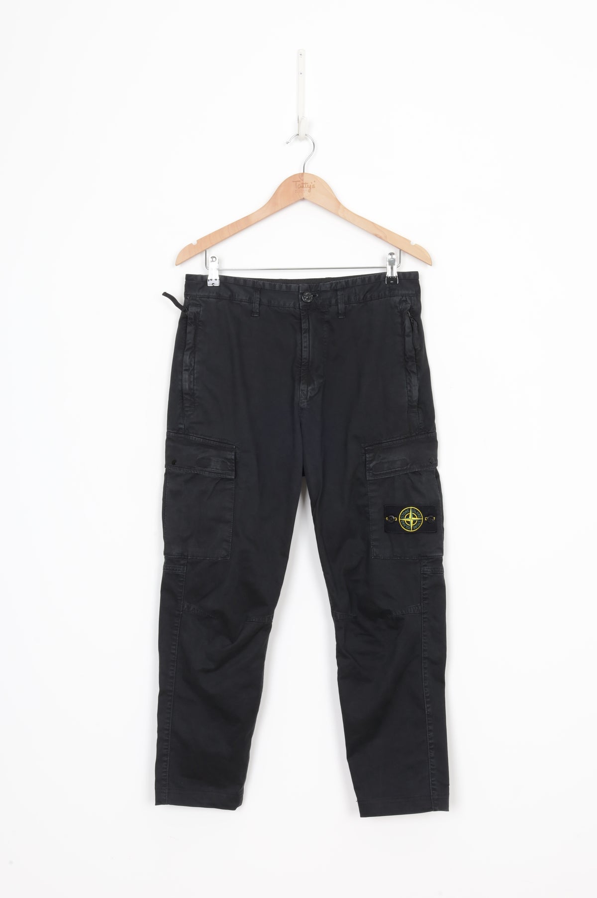 Stone Island Mens Black Pants Size W 30