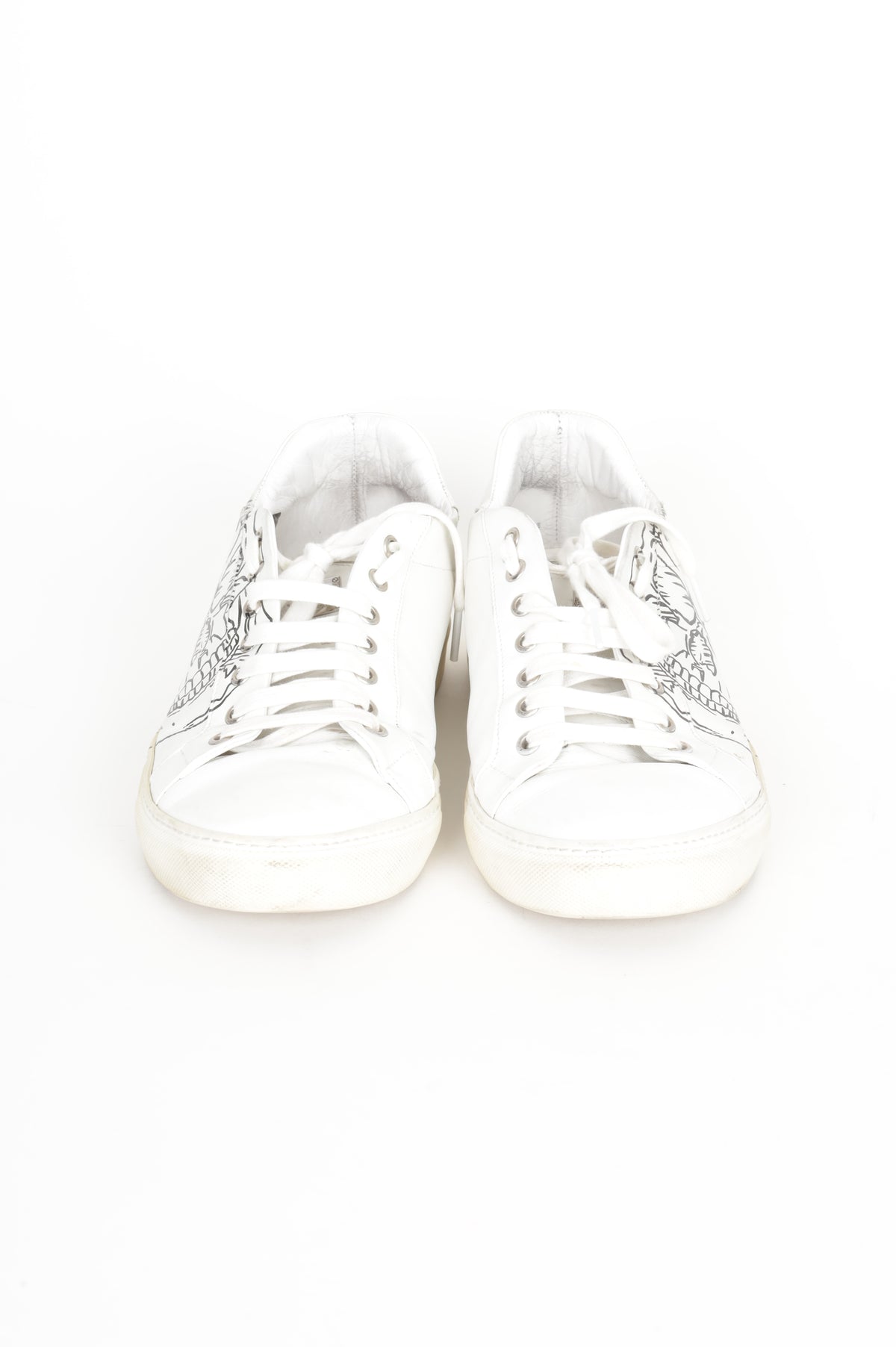 Philipp Plein Mens White Shoes Size EU 42