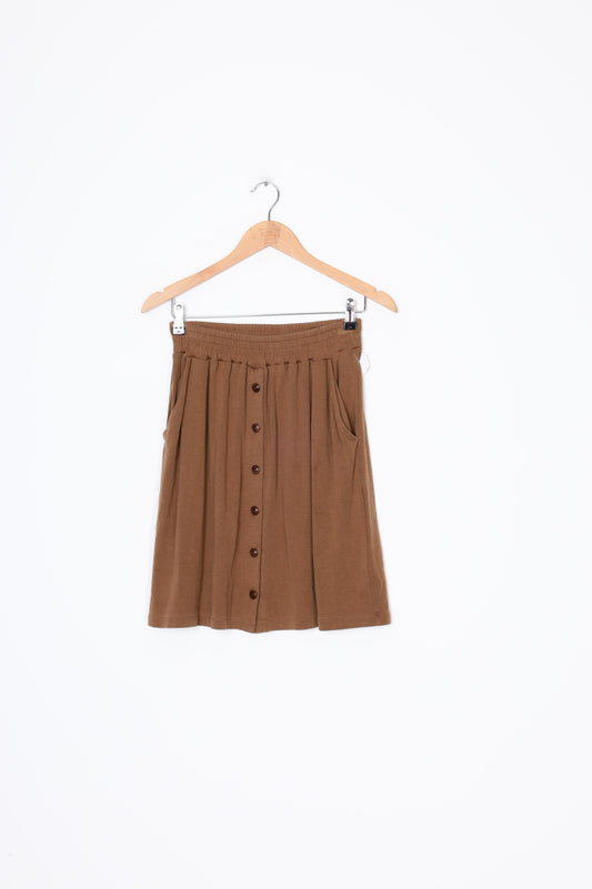 Sessun Womens Brown Skirt Size XS