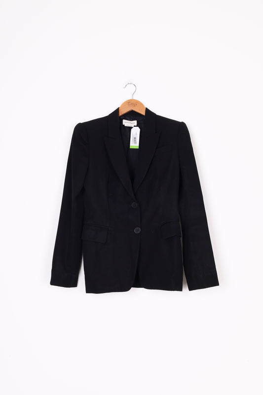 Alexander McQueen Womens Black Blazer Size 40