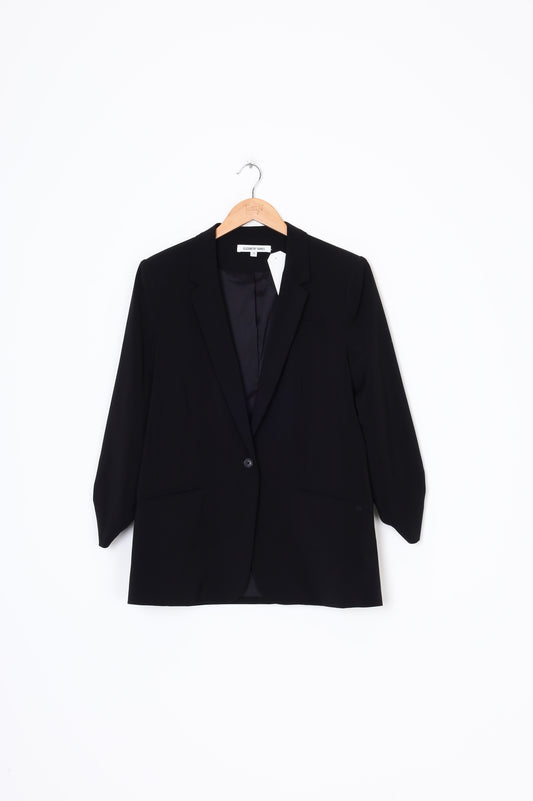 Elizabeth & James Womens Black Blazer Size 10