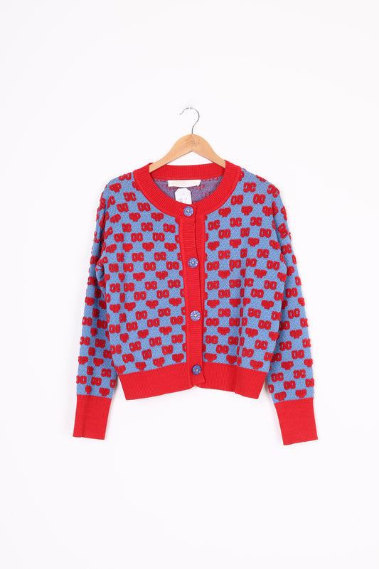 Coop Womens Red Cardigan Size S