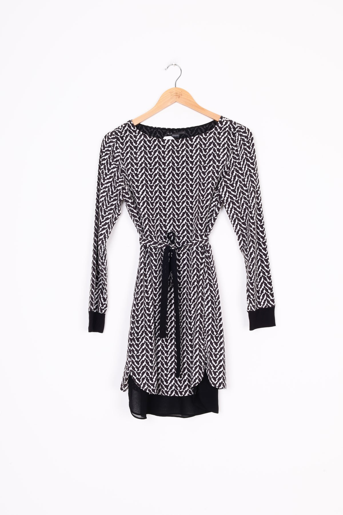 Armani Exchange Womens Black Dress Size 4