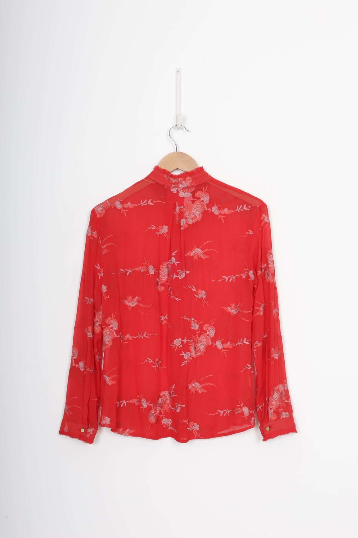 Kate Sylvester Womens Red Blouse Size XS