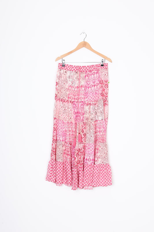 Zara Womens Pink Maxi Skirt Size M