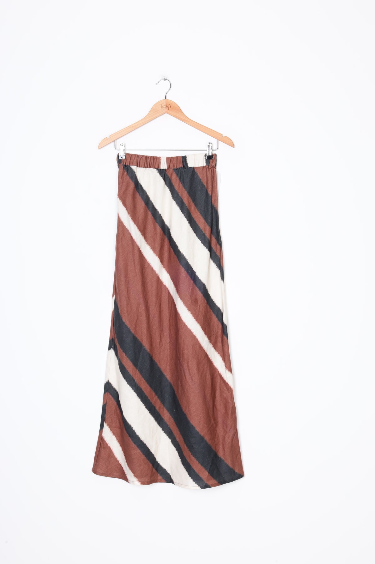 Faithfull the Brand Womens Brown Maxi Skirt Size 8