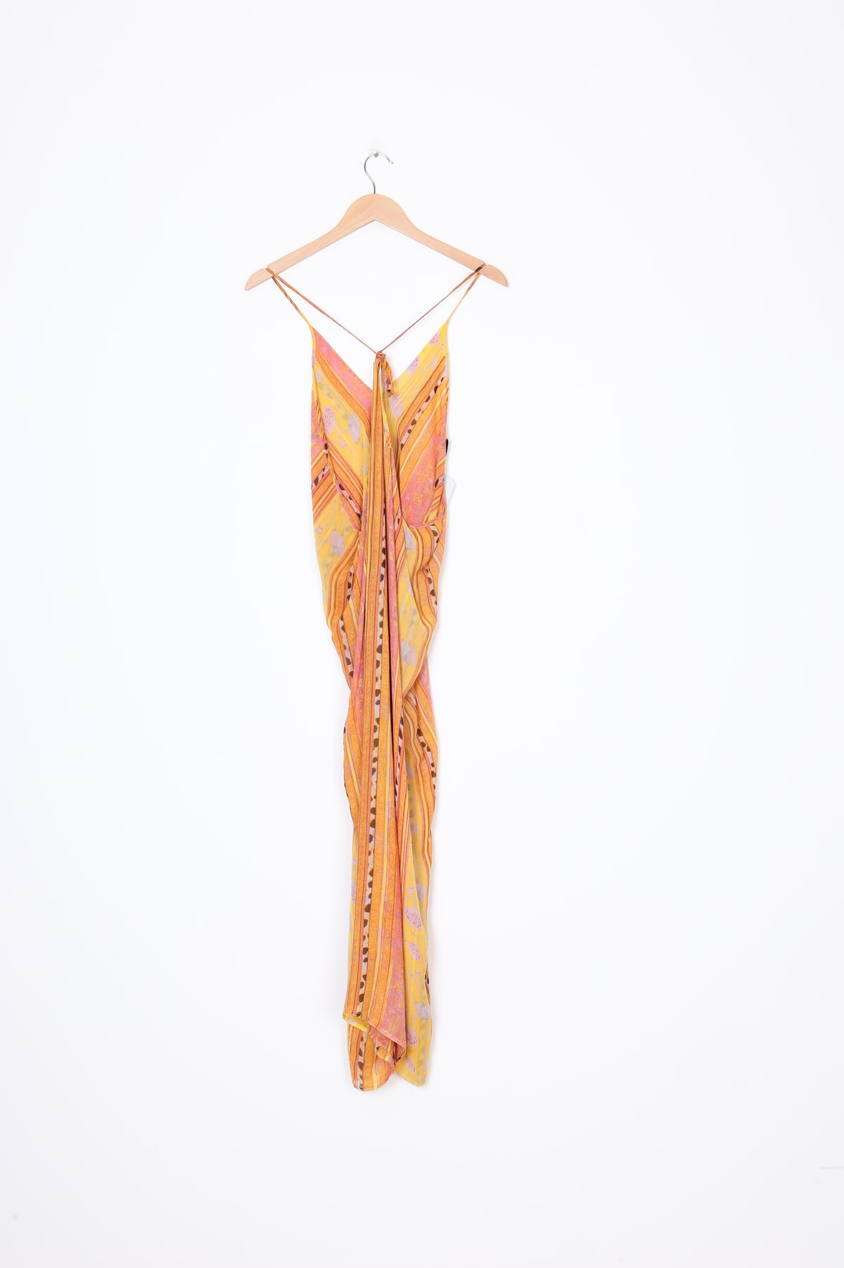 Knuefermann Womens Yellow Dress Size O/S