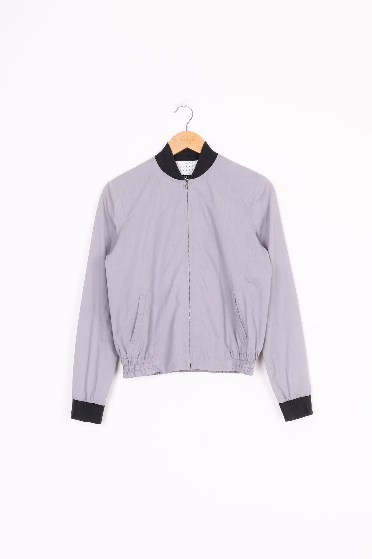 Walker Basics Womens Grey Jacket Size 10