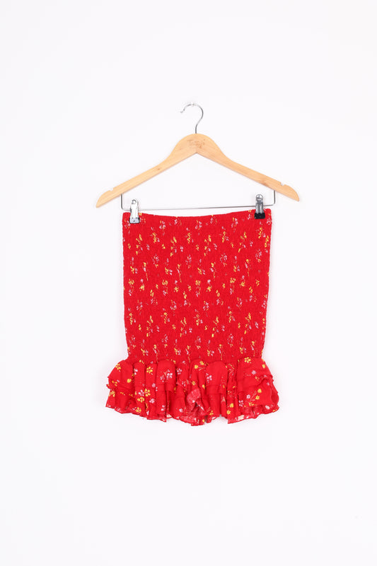 Tosca & Salome Womens Red Skirt Size XS