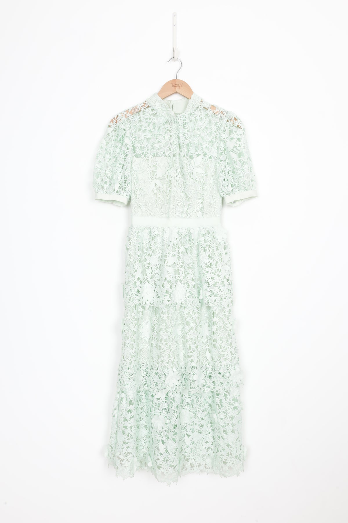 Self Portrait. Womens Green Dress Size 6