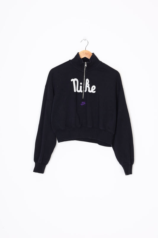 Nike Womens Black Sweatshirt Size M