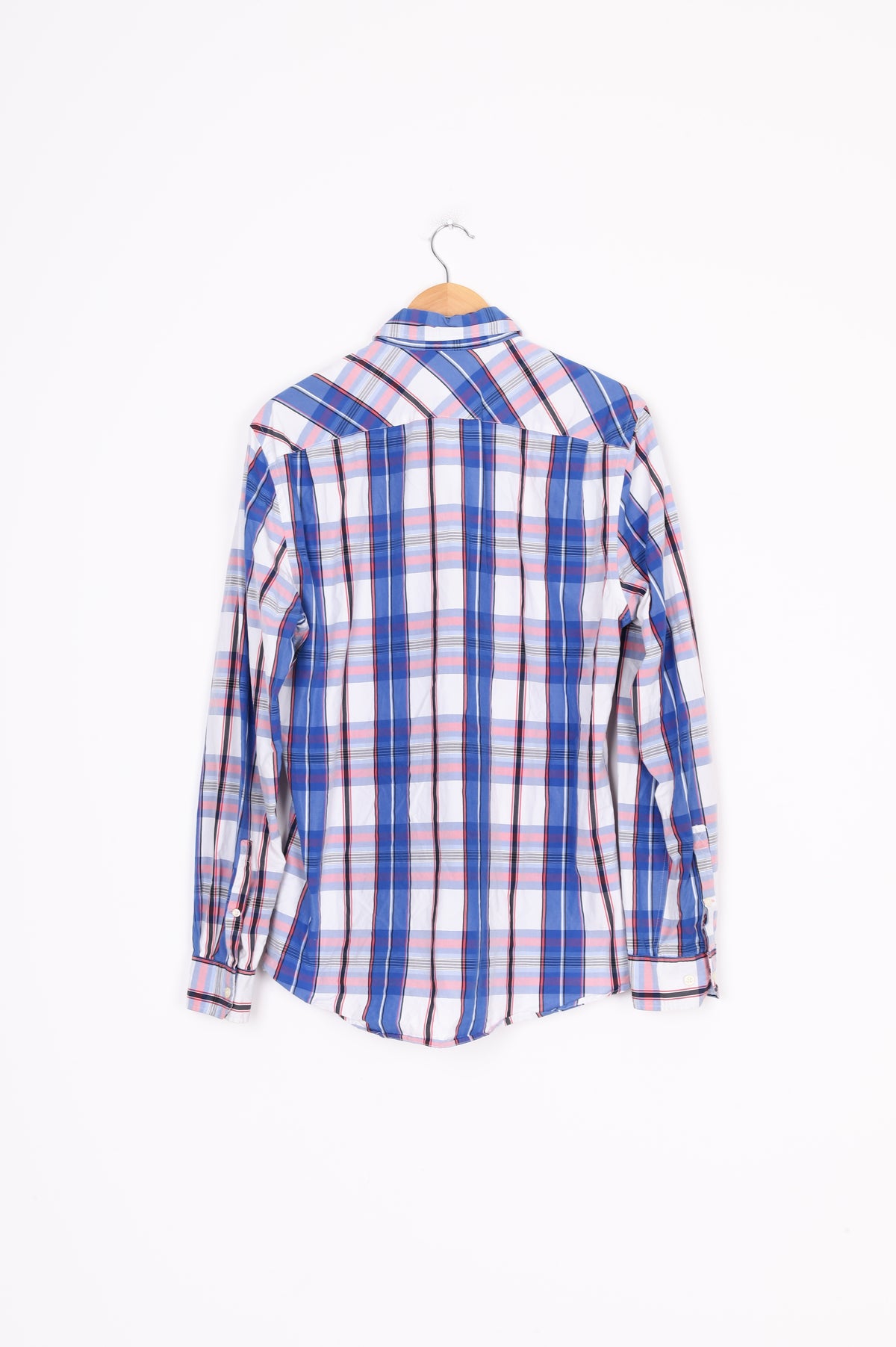 Pink Thomas Pink Mens Blue Shirt Size M