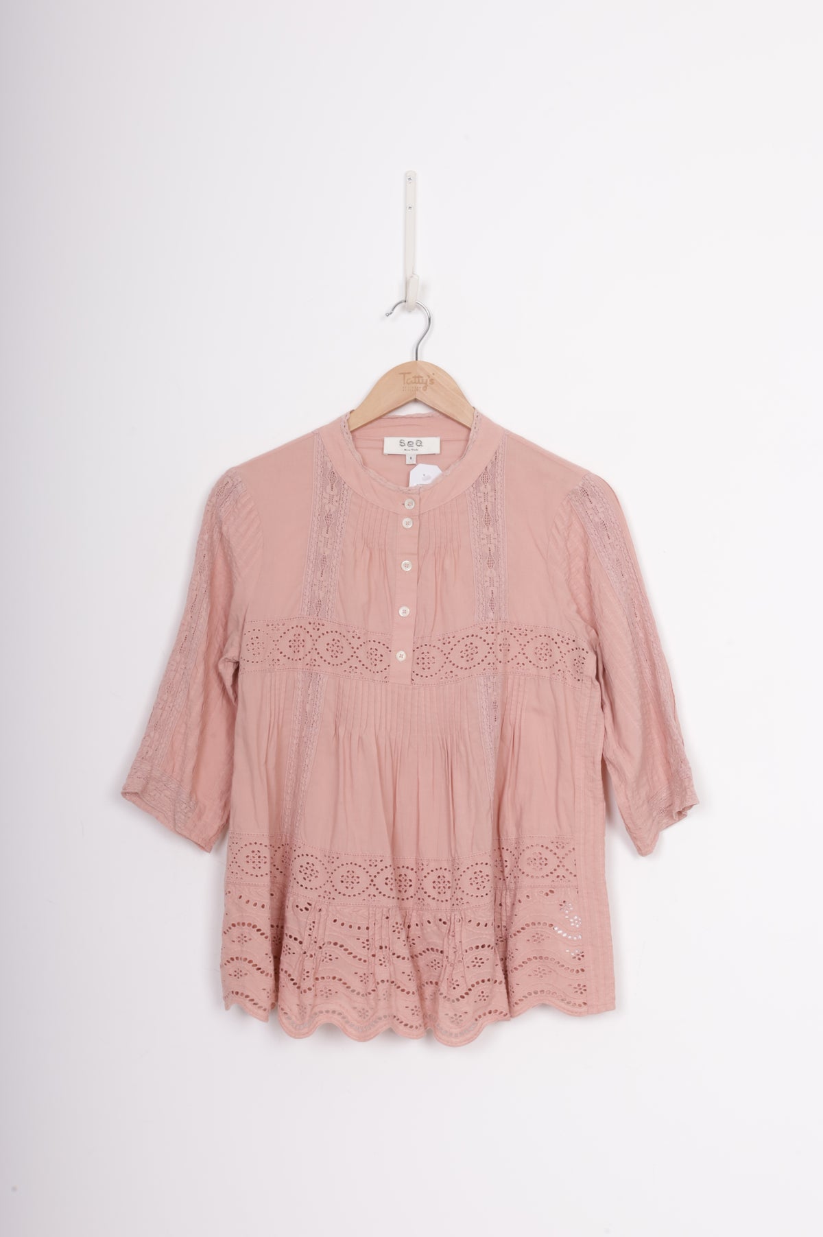 Sea New York Womens Pink Blouse Size 6