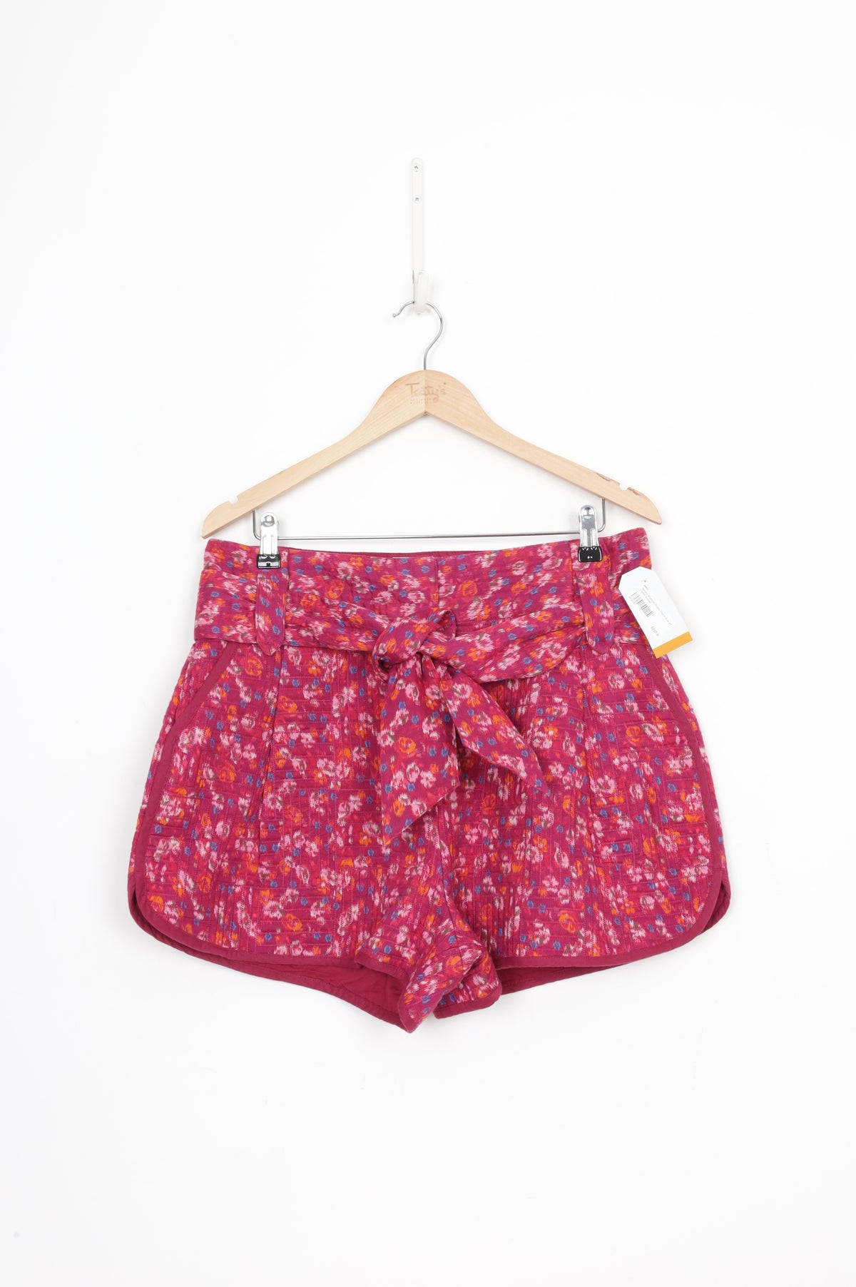 Sezane Womens Purple Shorts Size 44