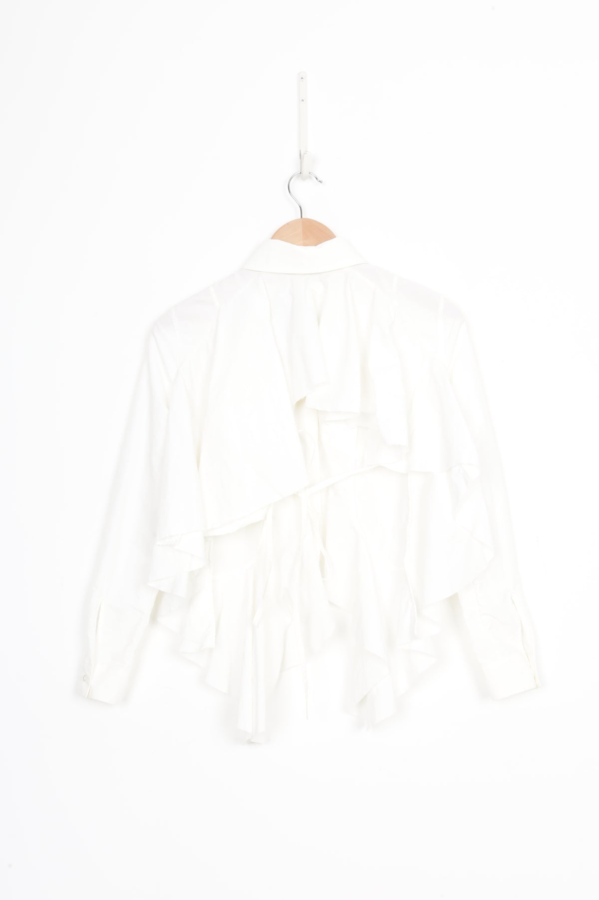 Marques Almeida Womens Cream Shirt Size XS