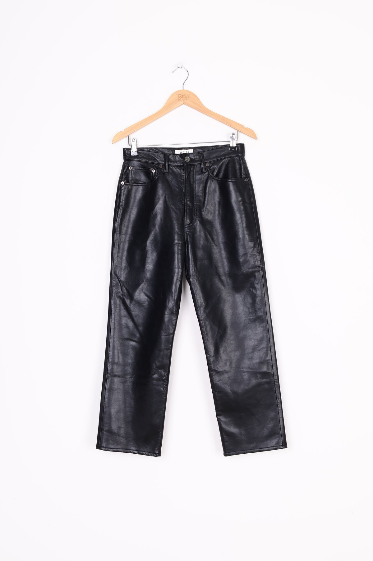 AGOLDE Womens Black Pants Size W 27