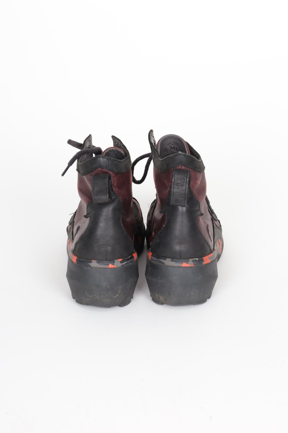 John Fluevog Mens Purple Boots  Size EU 45