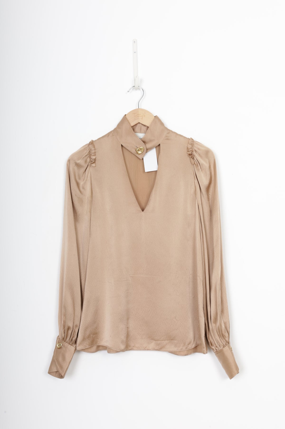 Aje. Womens Brown Blouse Size 6