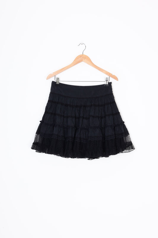 Forever New Womens Black Mini Skirt Size 10
